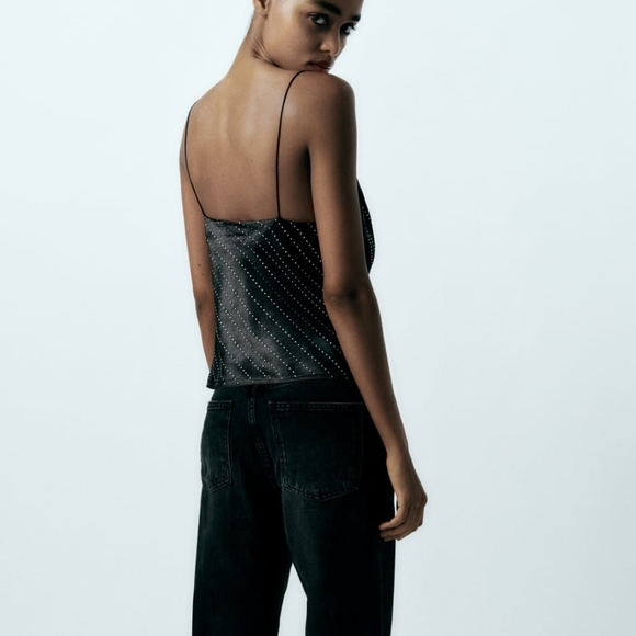 🆕️ Zara Jewel Draped Cami - Picture 3 of 6